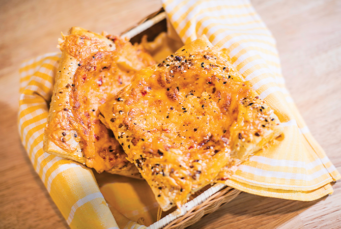 An image of Damaris's Pimento Cheese Tarts.