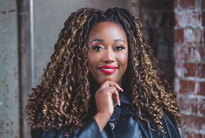Header image of Tawana Bain for the Publisher's Blog.