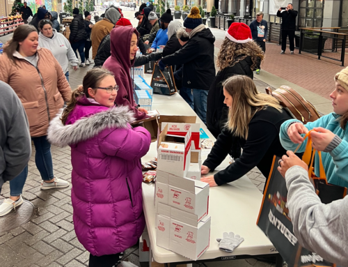 Volunteers Form Human Assembly Line at Fourth Street Live! to Feed Over 1,000 Families